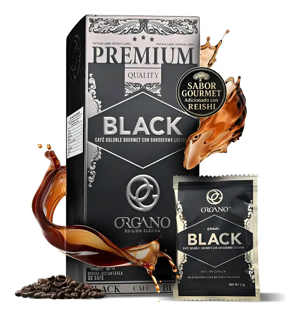 CAFE GOURMET NEGRO 30 sobres (Organo Gold)
